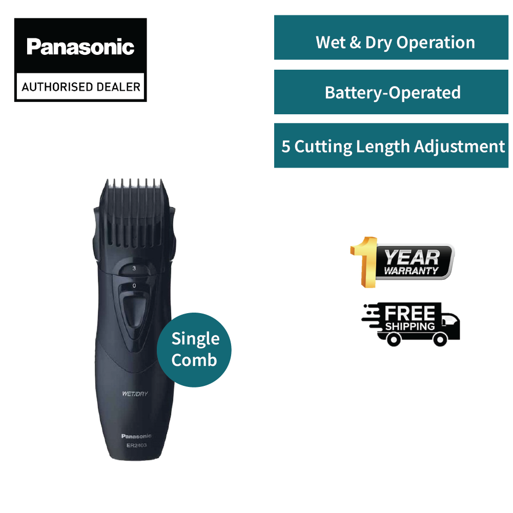 Panasonic ER2403 Trimmer Beard And Body Hair Wet/ Dry Washable