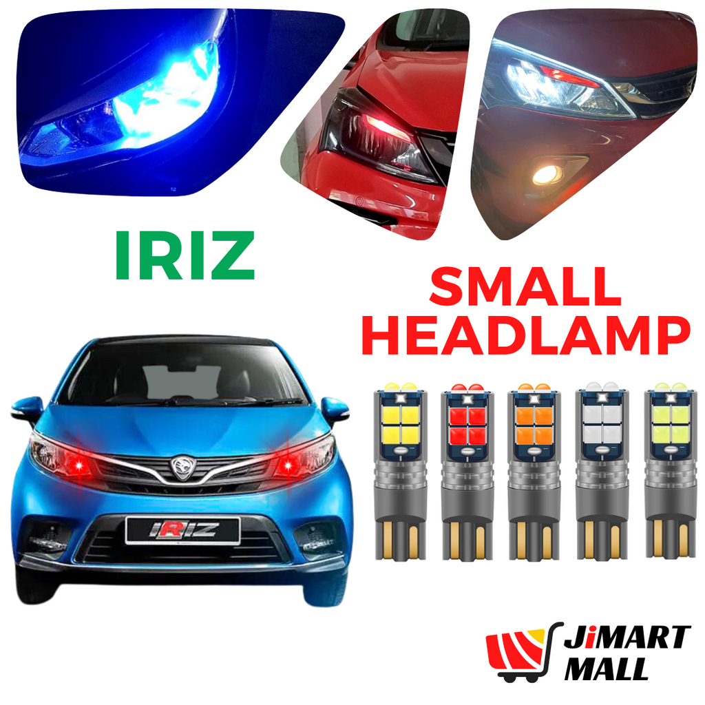 PROTON IRIZ SMALL HEADLAMP LED BULB RGB Remote Head Lamp Light Lampu