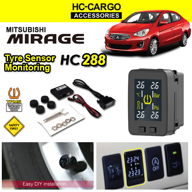 Mitsubishi Mirage Tire Pressure Monitoring System TPMS WITH SIRIM CERTIFIED HC288 Shopee Malaysia