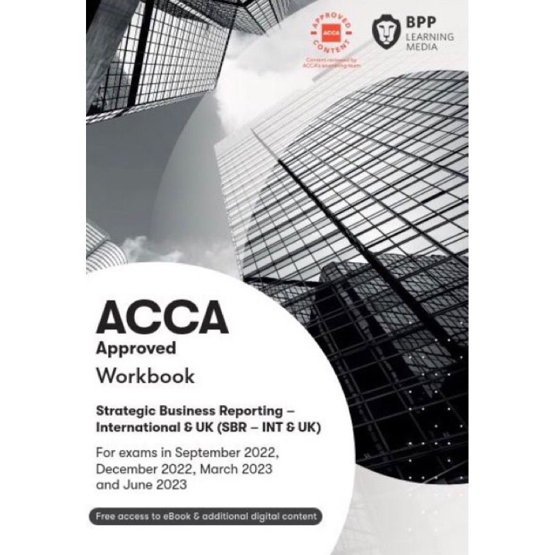 ACCA SBR Strategic Business Reporting Workbook 2023 | Shopee Malaysia