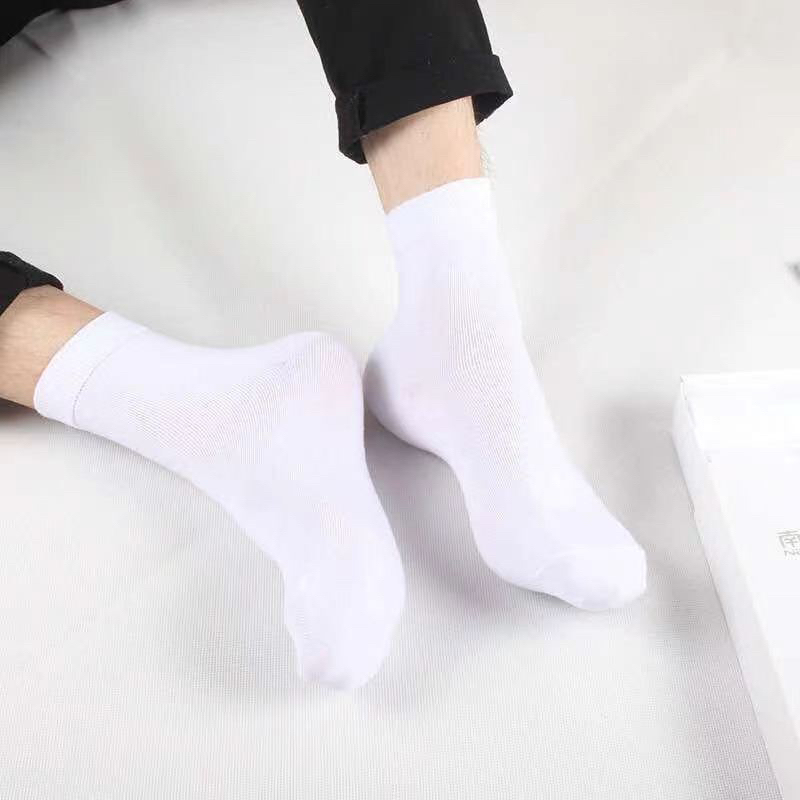 【ReadyStock】🔥旅行一次性袜子日抛免洗袜子Plain Short Socks Unisex Casual Socks Cotton ...