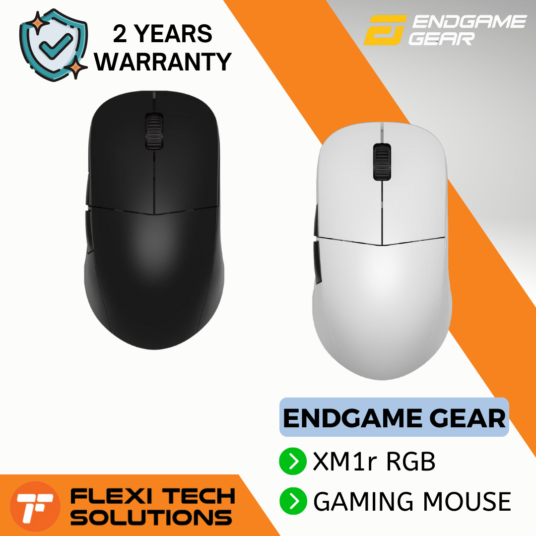 Flexi Tech ENDGAME Gear XM2we Wireless Gaming Mouse Black & White ...