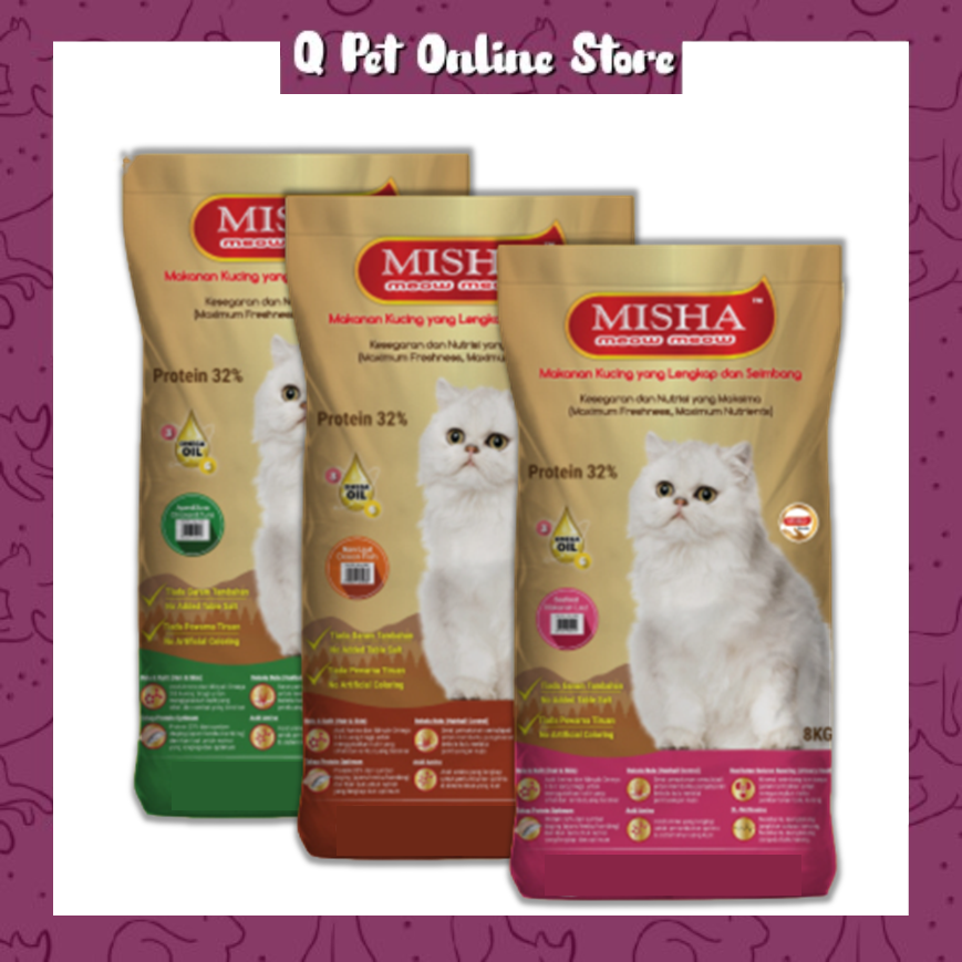 MISHA Dry Cat Food (8kg) Shopee Malaysia