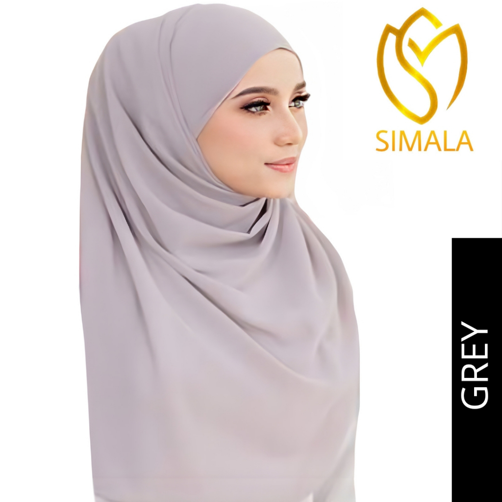ORKED INSTANT SHAWL PLAIN - STORM main image 0