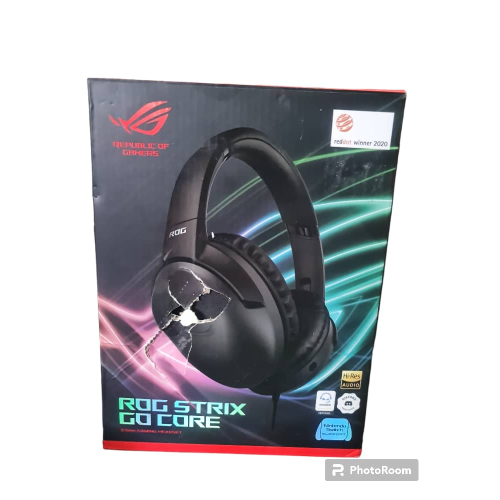 Asus ROG Strix Go Core | 3.5mm Wired Gaming Headset * Box Dented ...