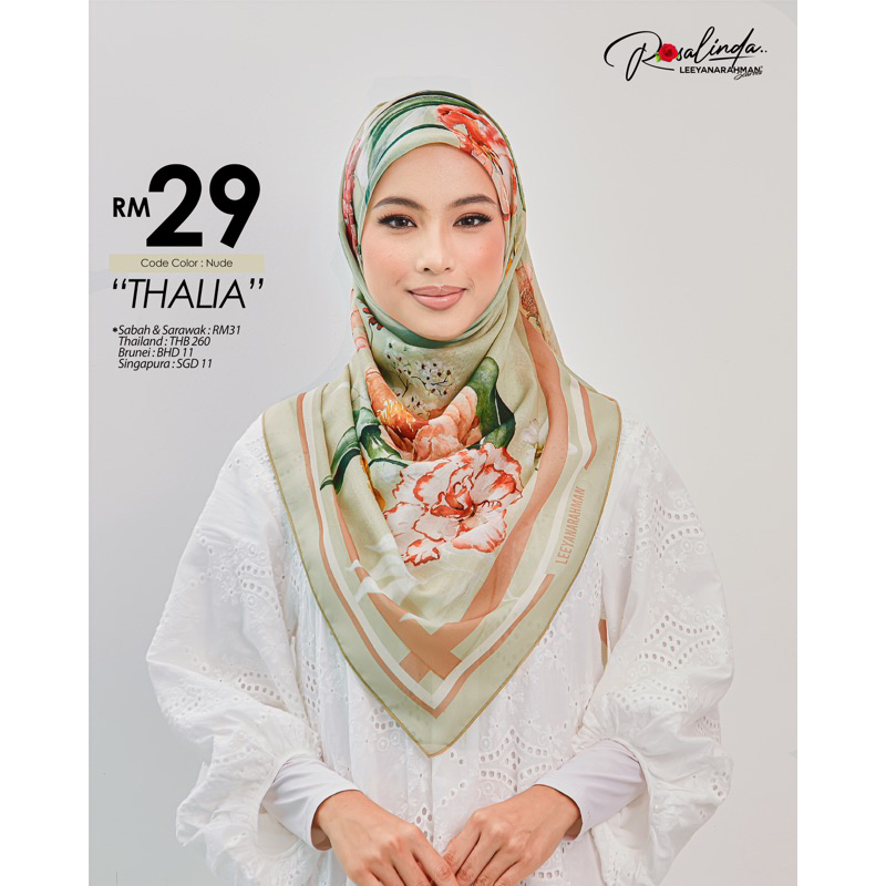 LEEYANARAHMAN Scarves Bicara Hati New Collection [Free Brooch] Tudung ...