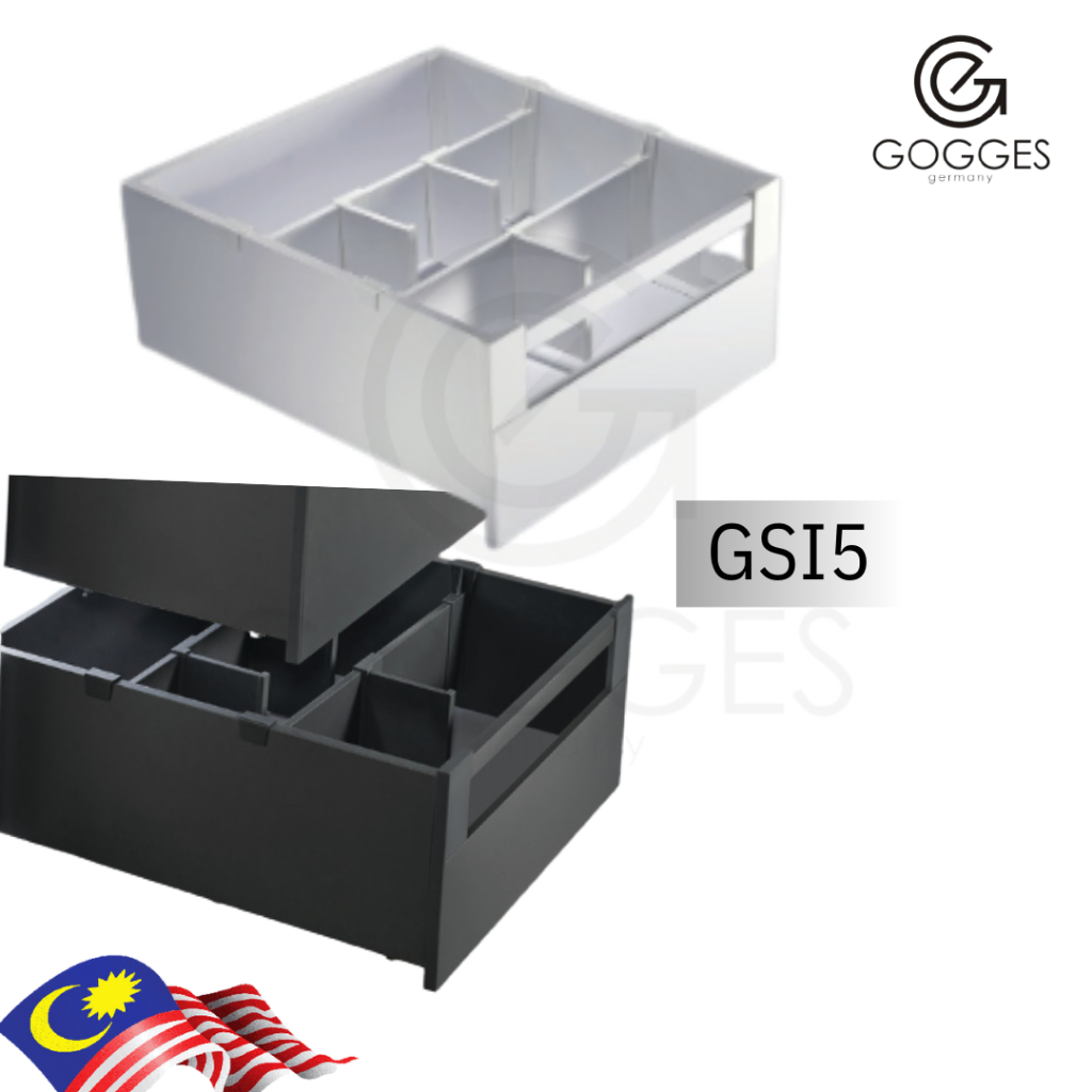 HIGH INNER DRAWER + CROSS DIVIDER SET - GSI5 (W900mm Carcass) | Shopee ...
