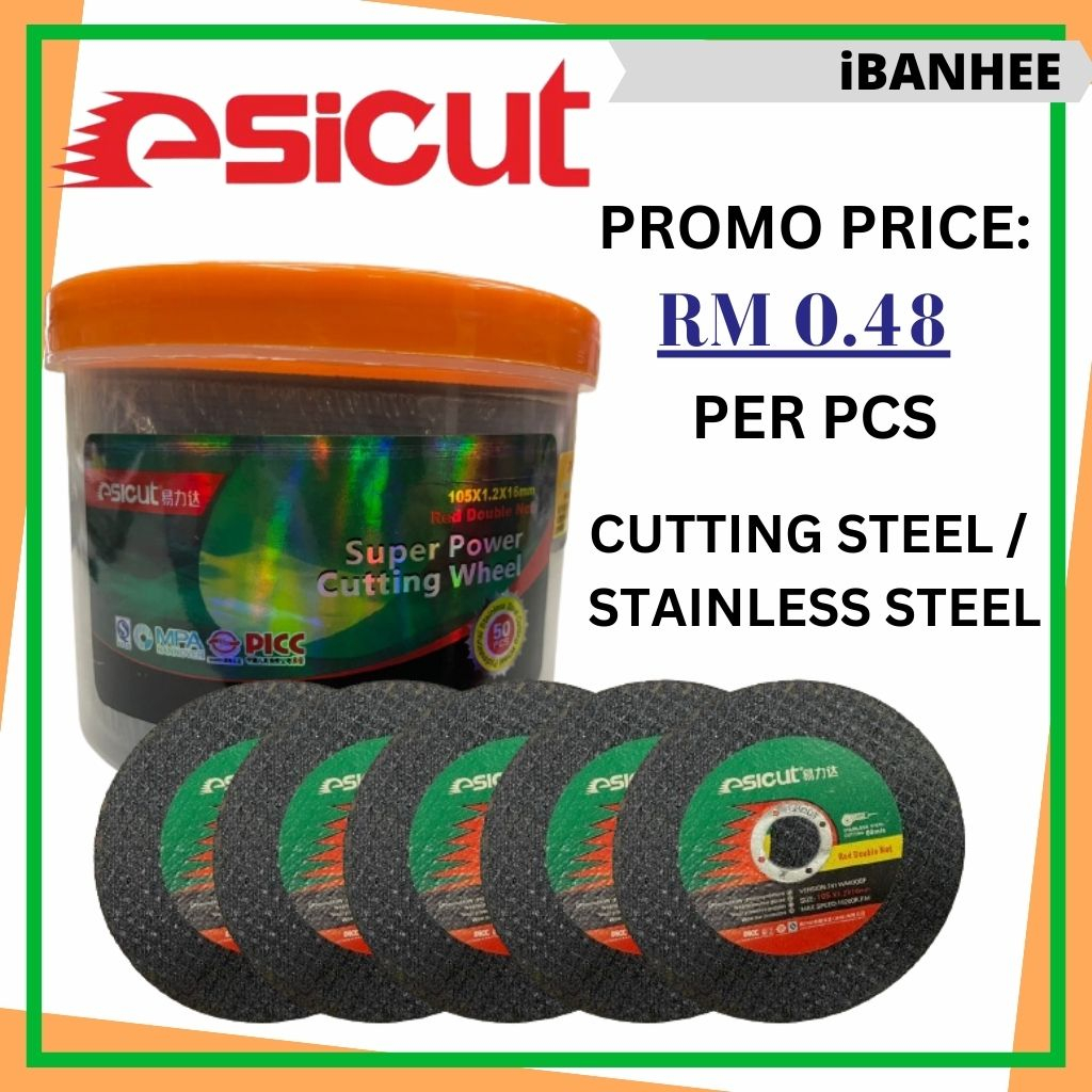 [iBH] LOWEST PRICE ORIGINAL STAINLESS STEEL ESICUT CUTTING DISC 4
