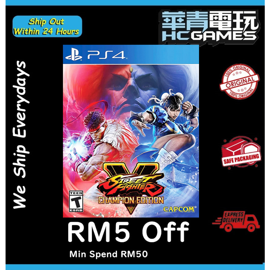 Street Fighter V: Playstation Hits (PS4) - XPRS