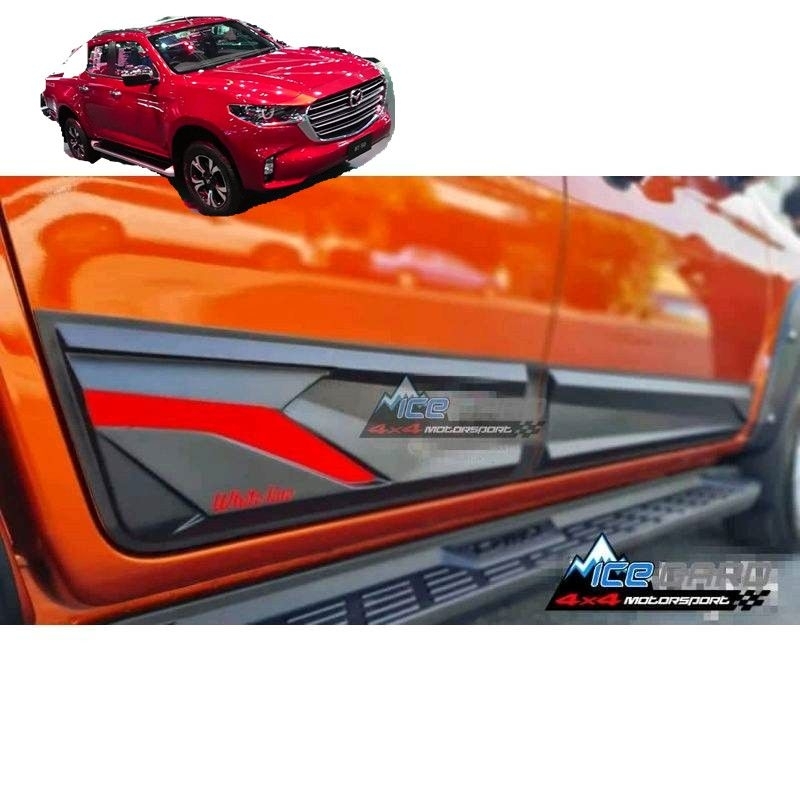 2021-23 MAZDA BT50 BODY CLADDING KR SPORT | Shopee Malaysia