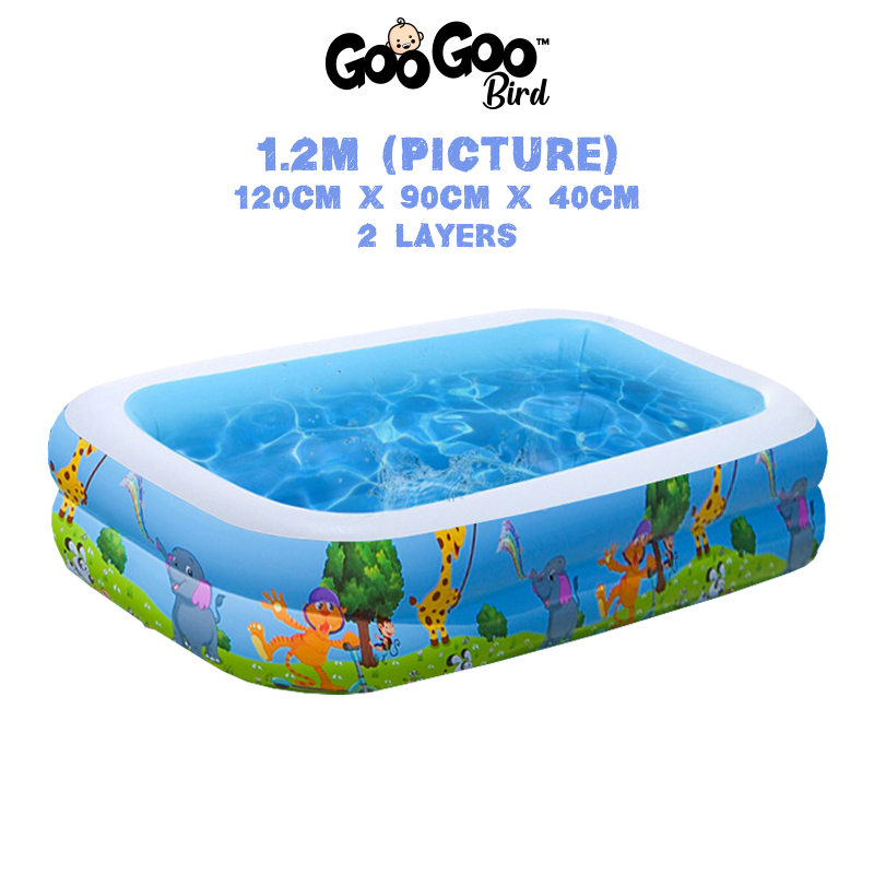 {NEW 2021} GooGoo Bird 7 Sizes Inflatable Swimming Pool Beach Crab ...