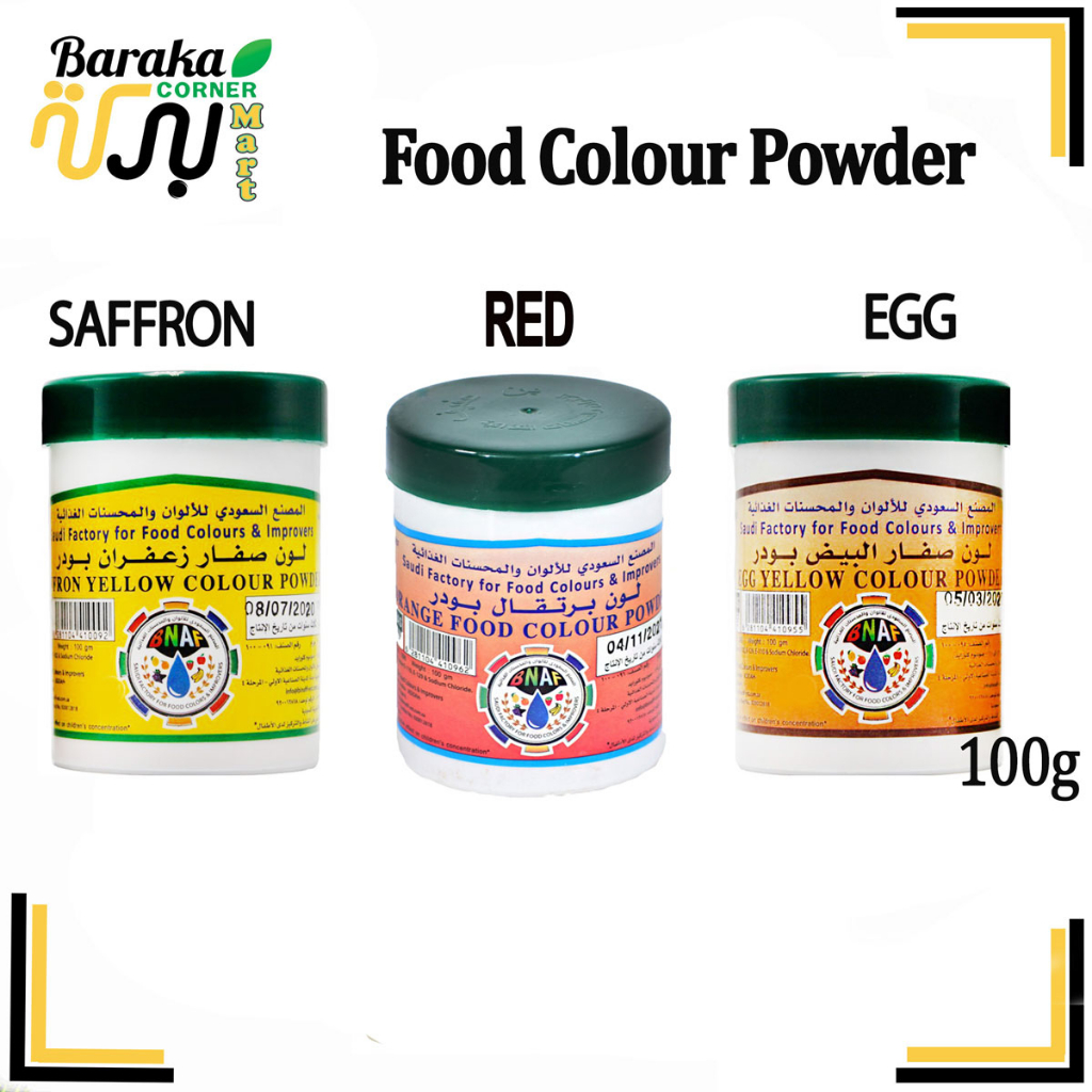 Saffron Yellow Powder Egg Yellow Powder Colour Serbuk Pewarna Untuk