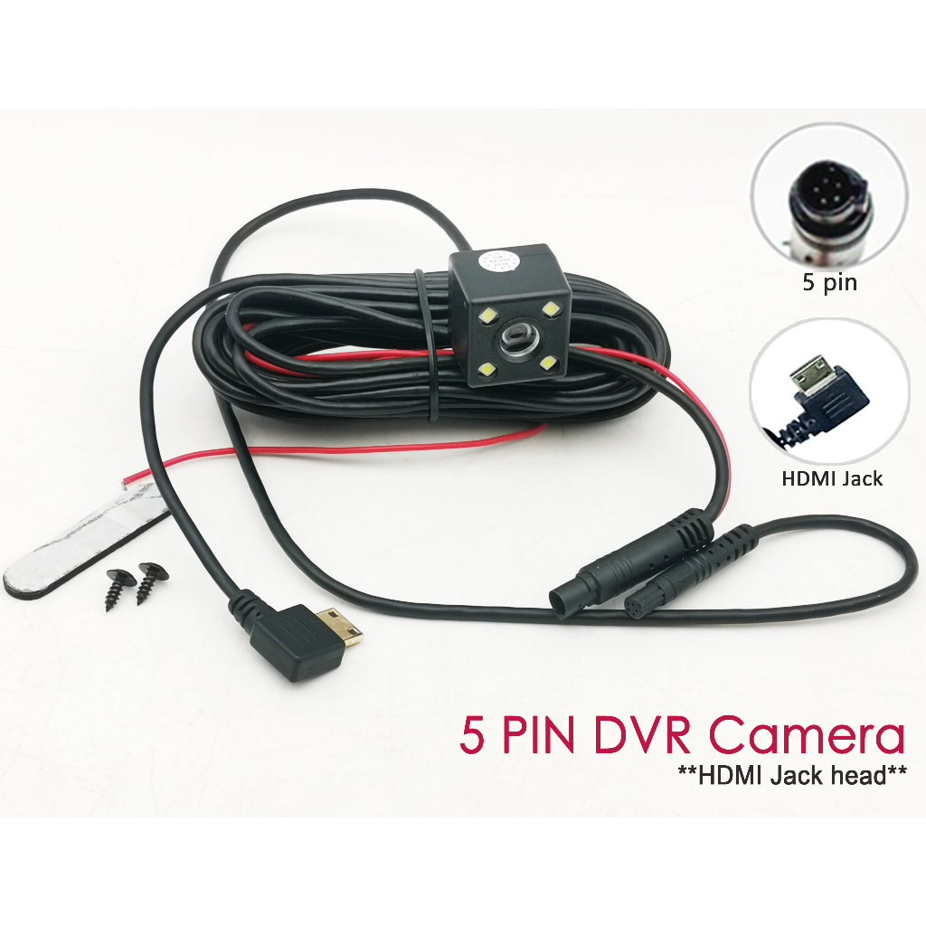 thumbnail interactive-video image 1 of Dash Cam Rear View Backup Camera Extension Cable – Extra Long Cord For Car Recorder Setup 1 of 9