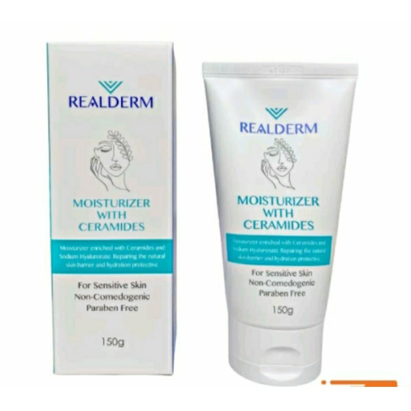 RealDerm Moisturizer Cream with Ceramides 150g EXP 03/2027 Shopee