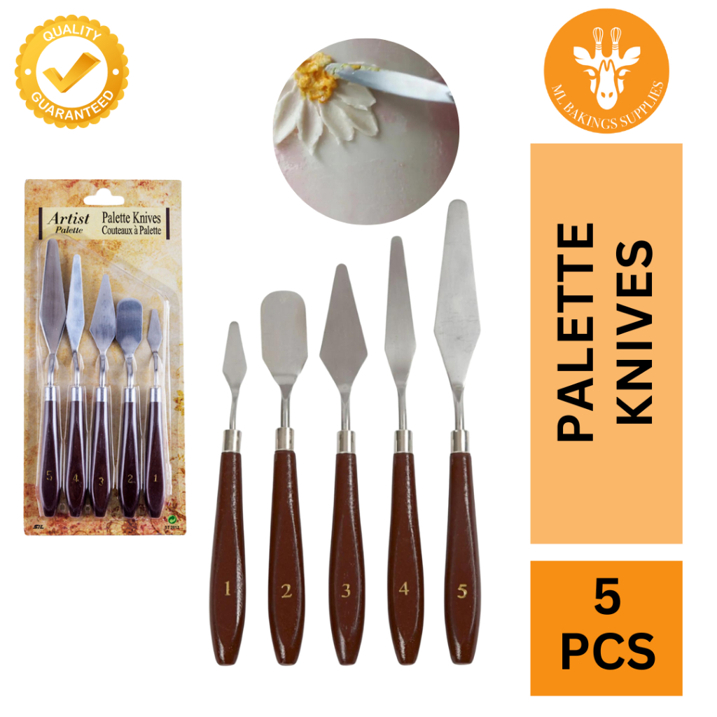 5pcs Professional Steel Artist Oil Painting Palette Spatula Paint Art | Australia