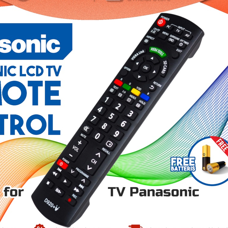 Panasonic Universal LCD/LED TV Remote Control (NOT SET UP REQUIRED