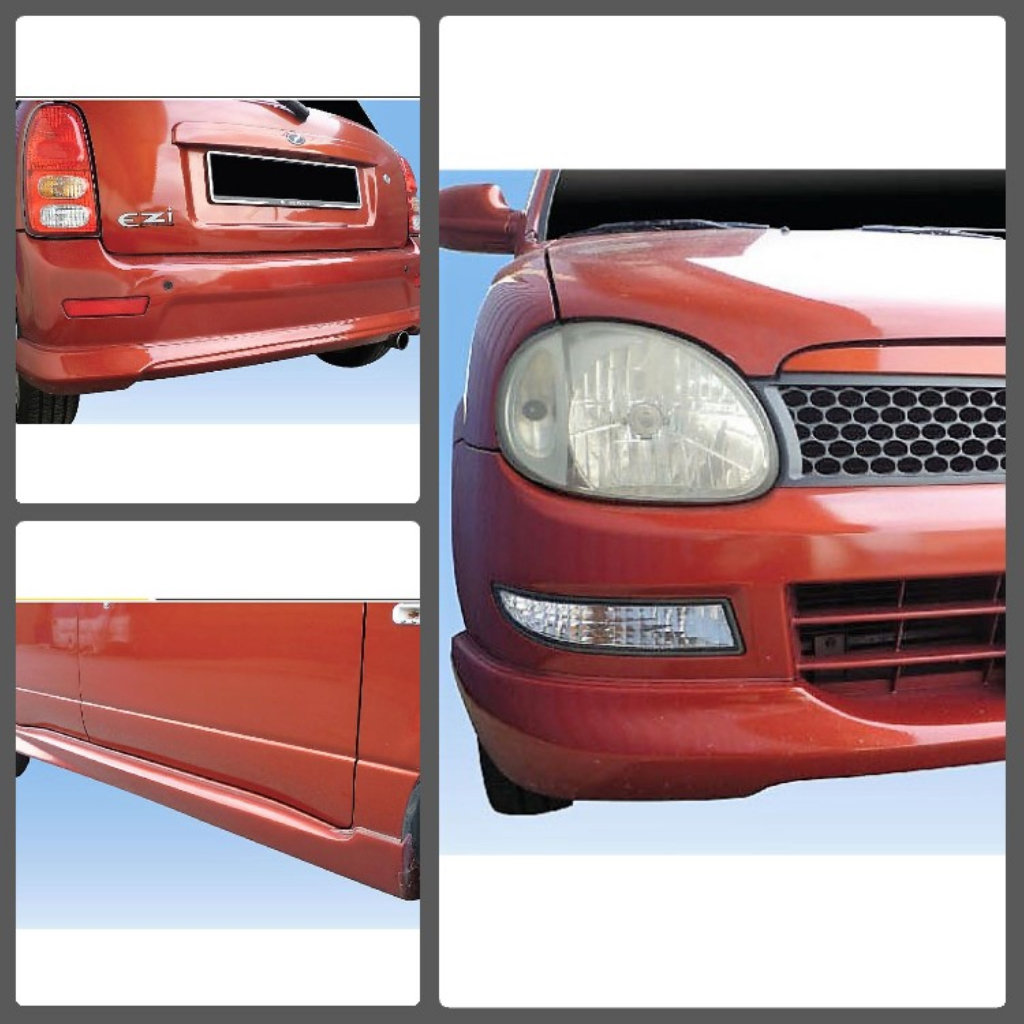 Perodua Kelisa Original Skirting Body Kit Fiber Ready Stock Shopee