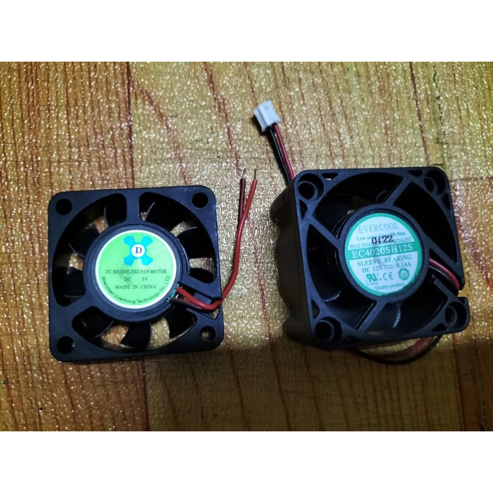Mini Computer Cooling Fan DC 5V 12V 0 09A 0 14A 40mm X 40mm X 10mm 