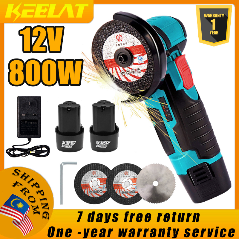 Keelat Mini Angle Grinder Brushless Grinder Portable Cordless Angle ...