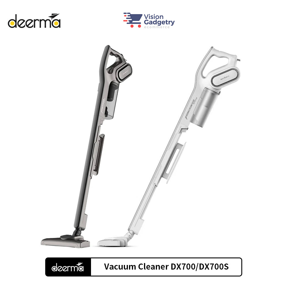 Deerma DX700 DX700S 2in1 Handheld Vertical Vacuum Cleaner 600W Shopee