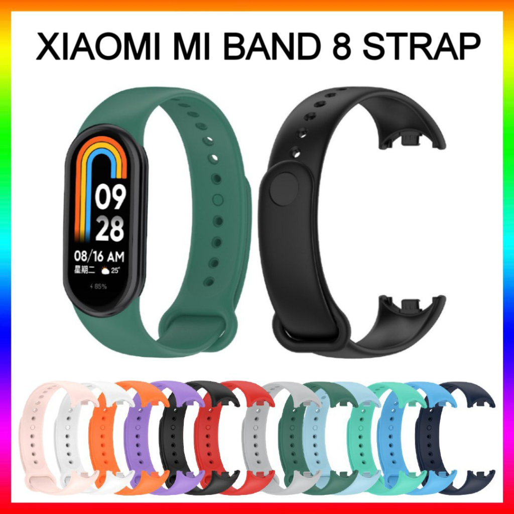 Xiaomi Mi Band 8/ 9 Soft Silicone Smart Watch Strap Replacement Band