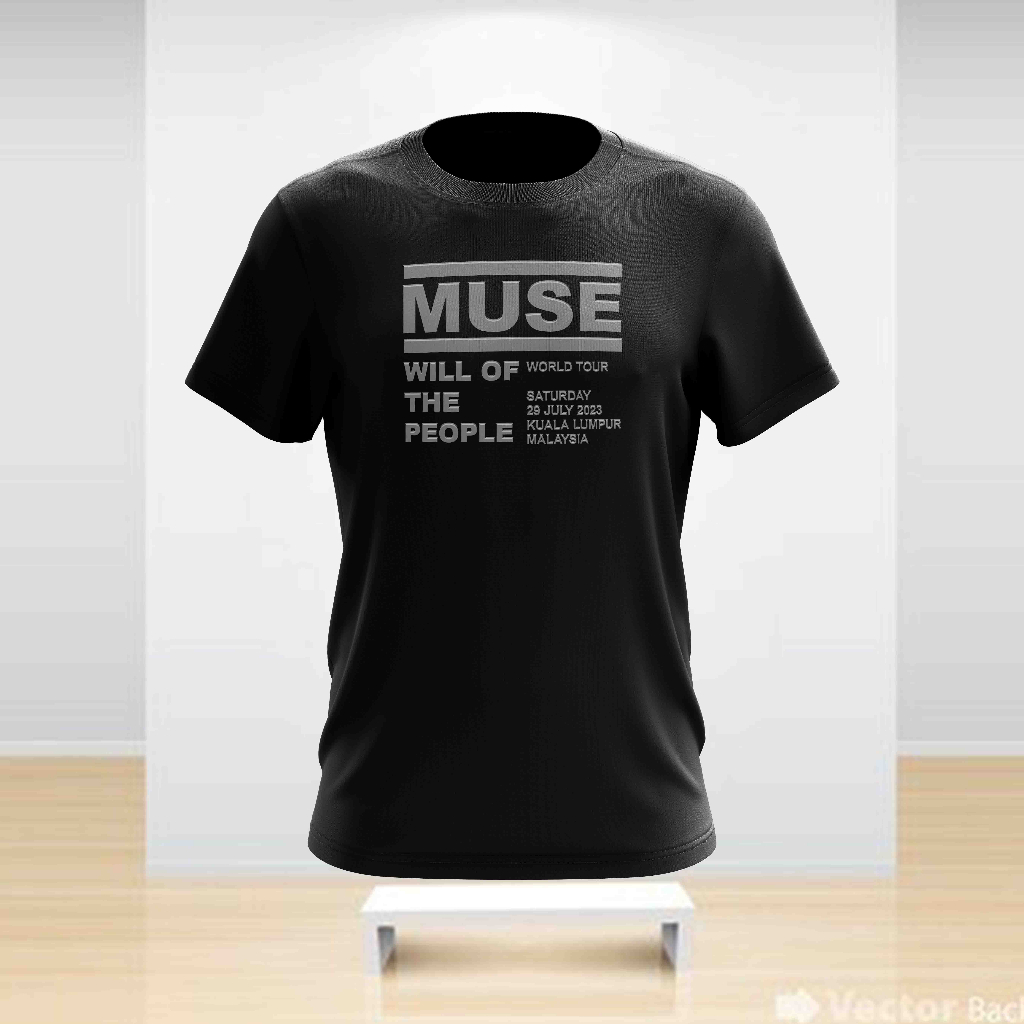 T-shirt Concert Muse Vintage - Coton - Taille XL - édition Limitée Concert Live
