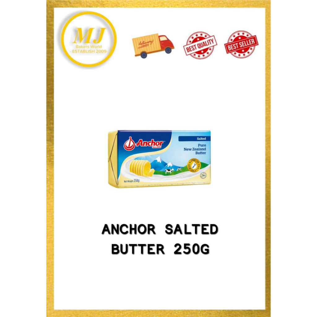 ANCHOR BUTTER SALTED/ UNSALTED 250G | Shopee Malaysia