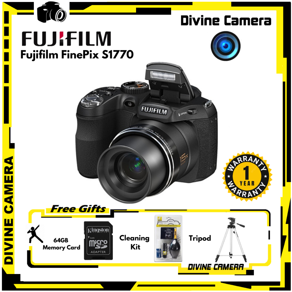 Fujifilm FinePix S1600 (S1770) Super Zoom Digital Compact Camera ...