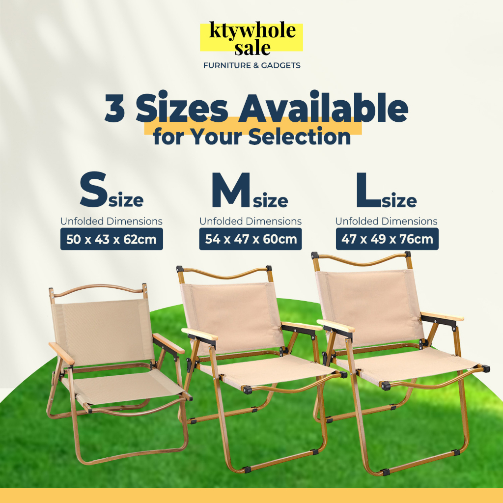 KTY Camping Folding Kermit Chair Aluminum Alloy Support Feet Portable