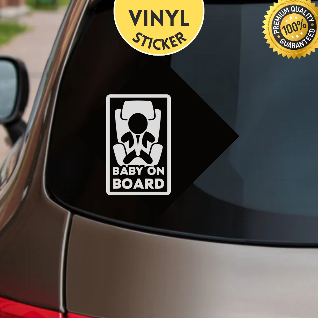 Chair Baby On Board - Car Vinyl Sticker / Kereta Stiker - Vinyl Sticker ...