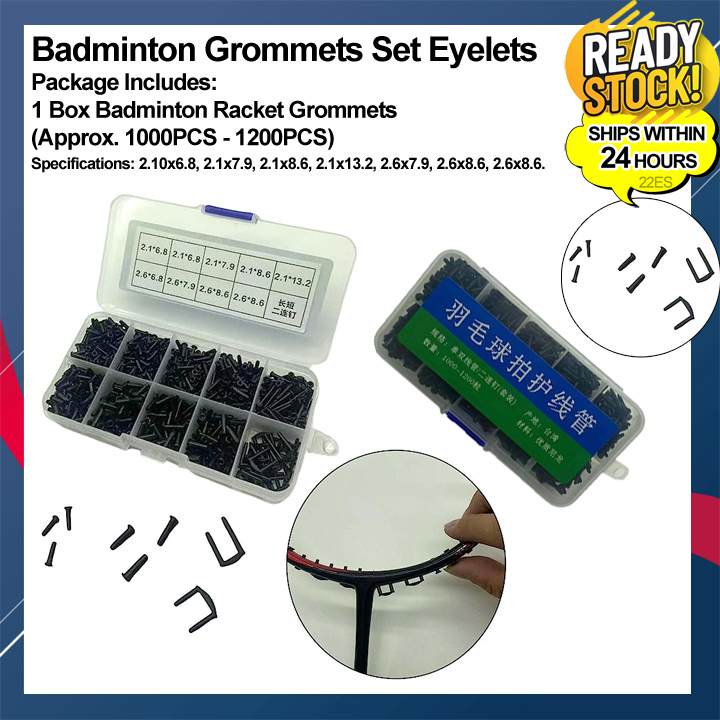 Badminton Grommets Set Eyelets（1box ＝ 1000pcs 1200pcs Grommets