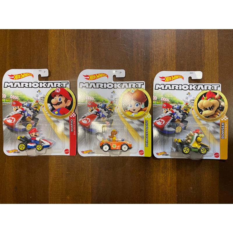 Hot Wheels Mario Kart Princess Daisy Bowser (Lot of 3) Shopee