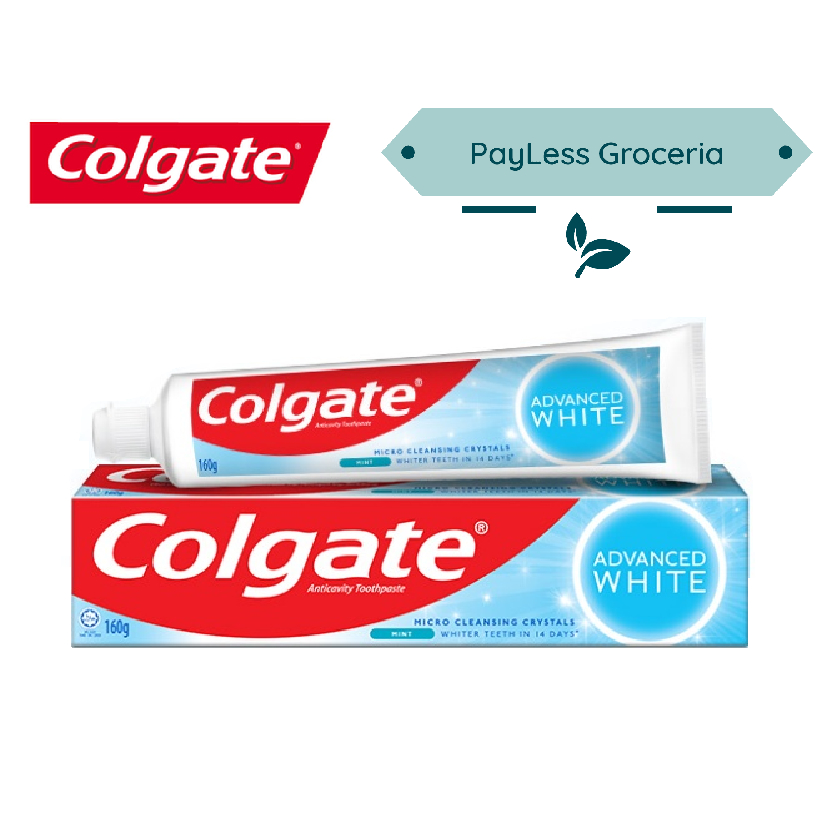 Colgate Advanced White Whitening Toothpaste / Ubat Gigi 160g | Shopee ...