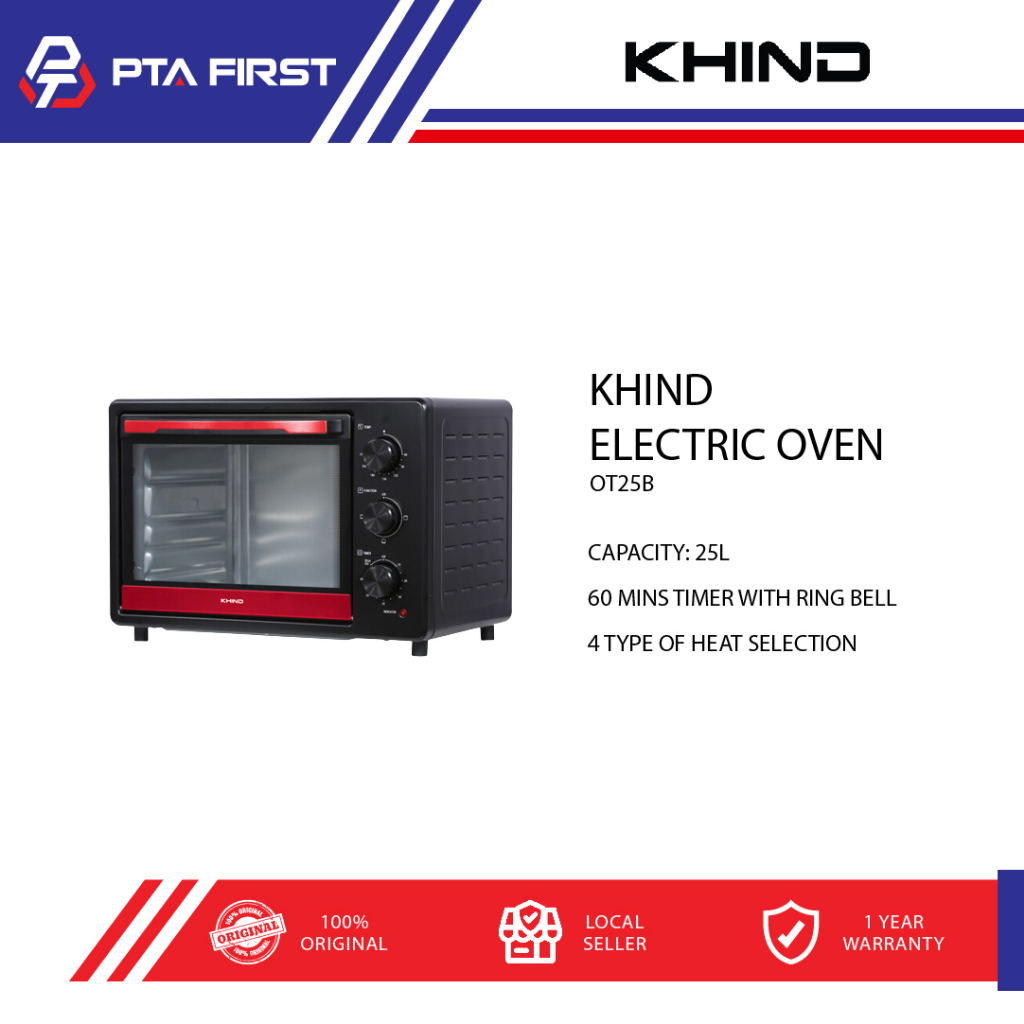 KHIND OT25B OVEN TOASTER 25L (915014) | Shopee Malaysia