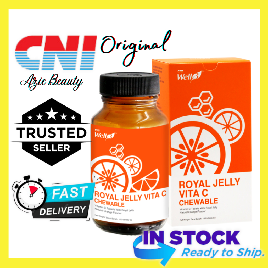 CNI Royal Jelly Vitamin C, 100s x 250mg Royal Jelly, Increase Immune