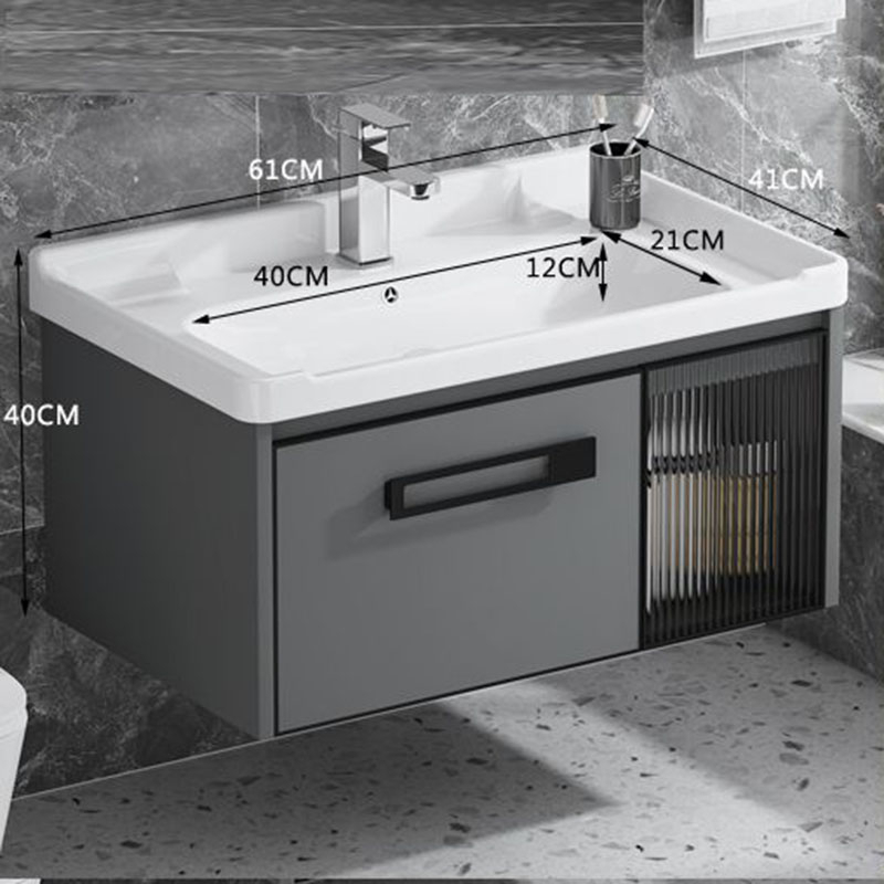 【61*41cm】Bathroom with mirror vanity bathroom