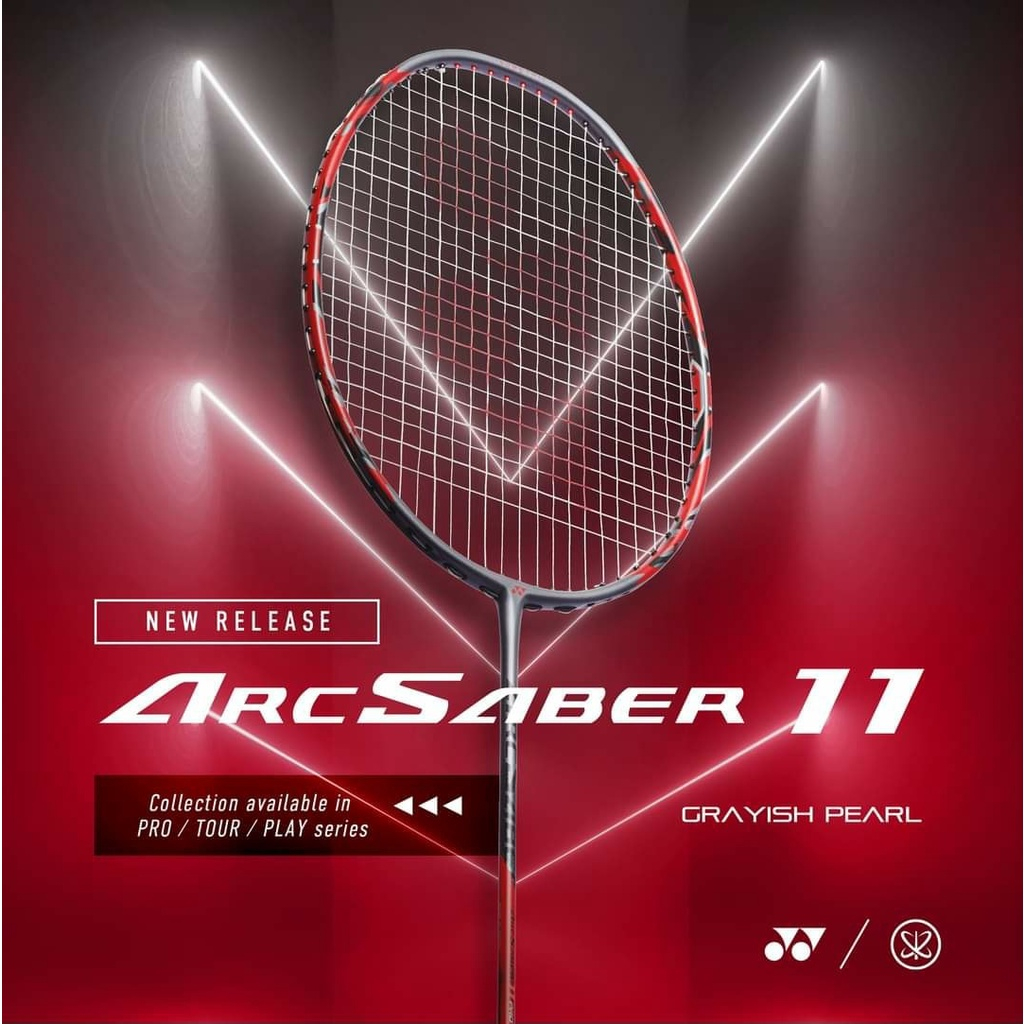 YONEX ARCSABER 11 PLAY GRAYISH PEARL (100% ORIGINAL) | Shopee Malaysia