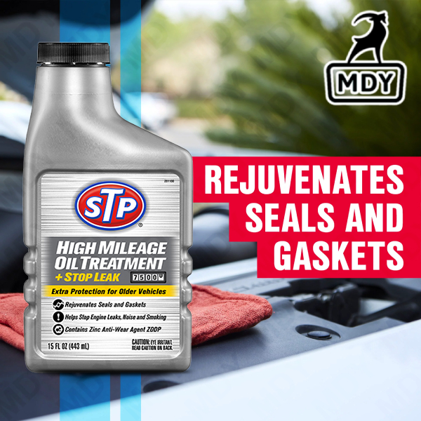 STP High Mileage Engine Oil Treatment + Stop Leak 443ml Shopee Malaysia