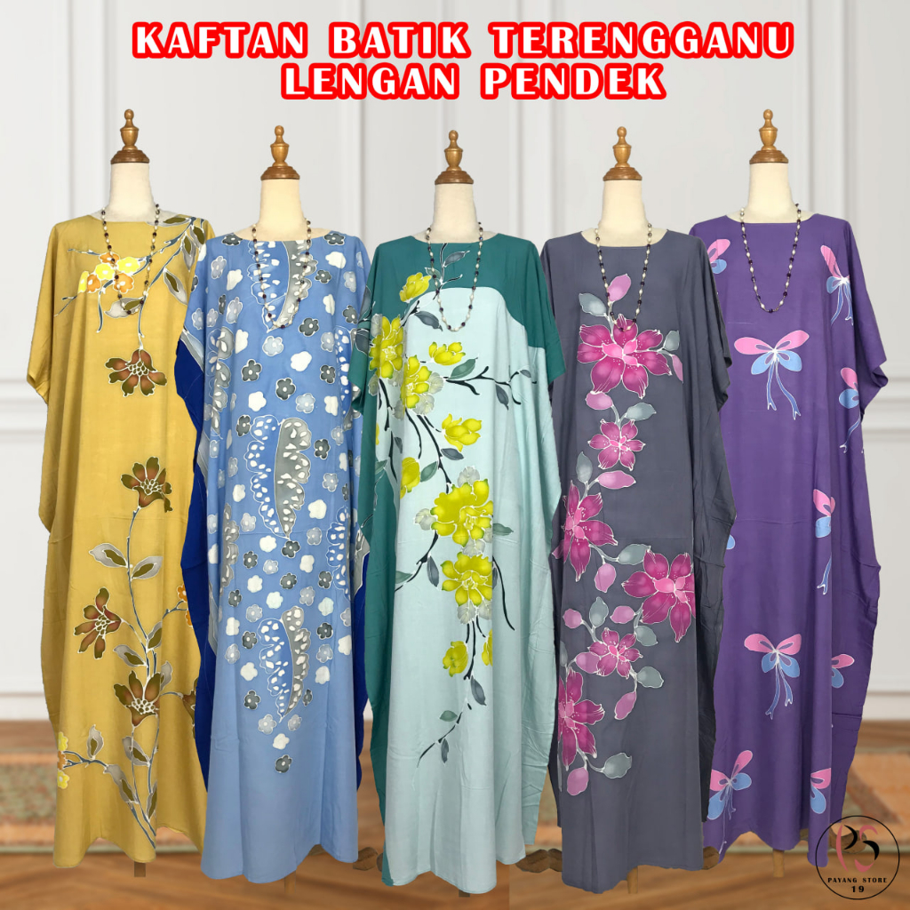 Kaftan Terengganu / Baju Kelawar / VISCOSE COTTON / Batik Lukis ...