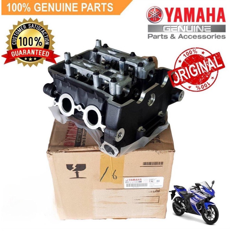 ORIGINAL YAMAHA R25 CYLINDER HEAD ASSY R25 HEAD R25 BLOCK HEAD 1WD ...