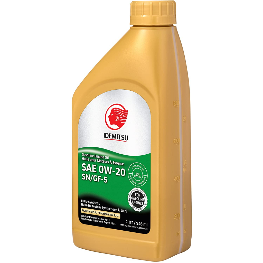 [100% GENUINE] IDEMITSU JAPAN - Fully Synthetic 0W-20 API SN/GF-5 ...