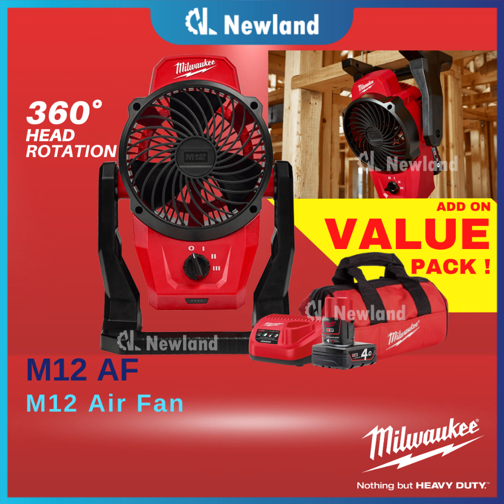 Milwaukee discount m12 fan