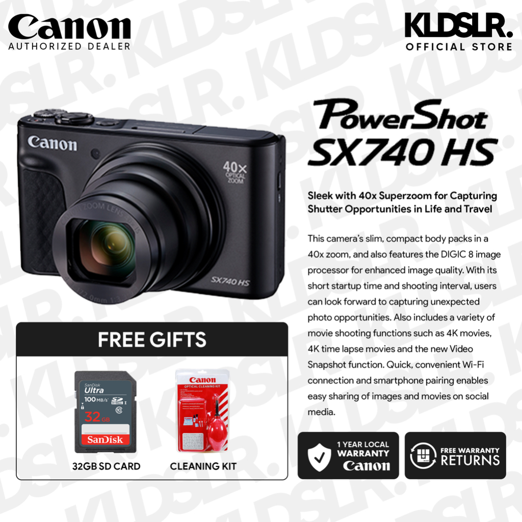 Canon Powershot SX-740HS / SX740 HS ( Canon Malaysia Warranty ) 40x ...