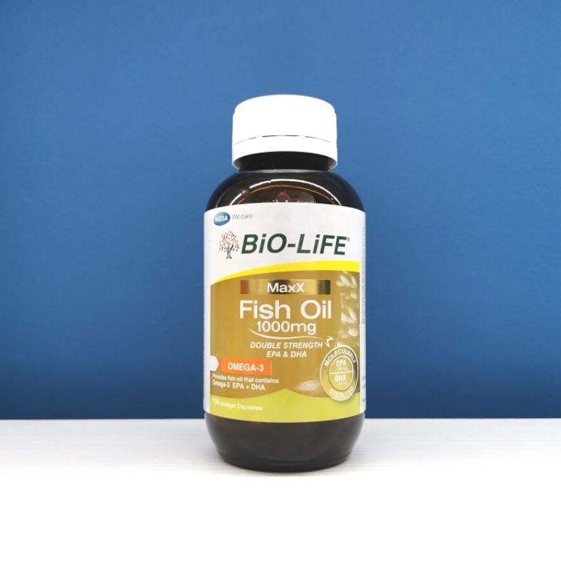 BIOLIFE FISH OIL 1000MG DOUBLE STRENGTH 100 SOFTGEL Shopee Malaysia