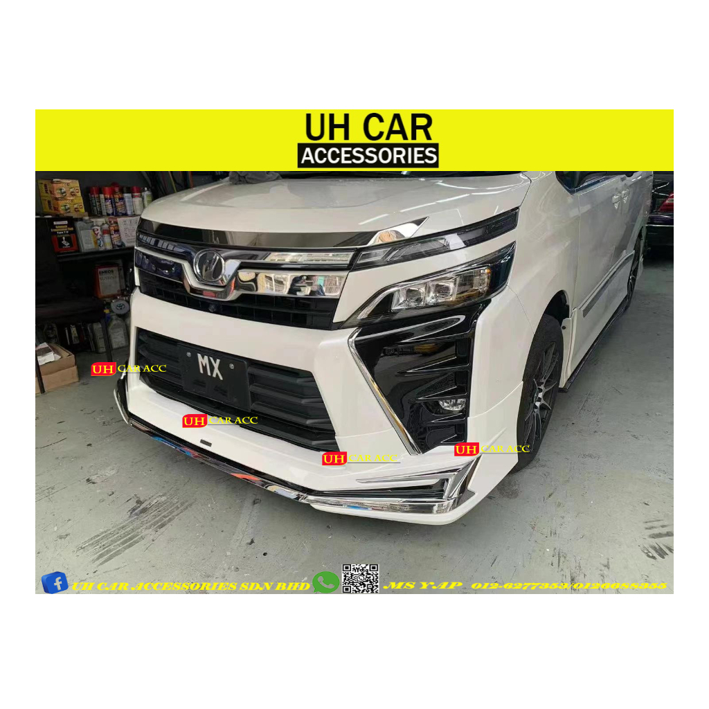 TOYOTA VOXY 2017-2021 MODELLISTA BODYKIT FRONT N REAR SKIRT | Shopee ...