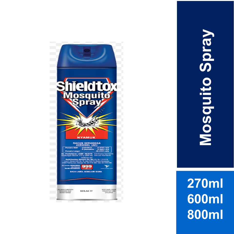 Shieldtox Mosquito Spray Aerosol (270ml/600ml/800ml) | Shopee Malaysia