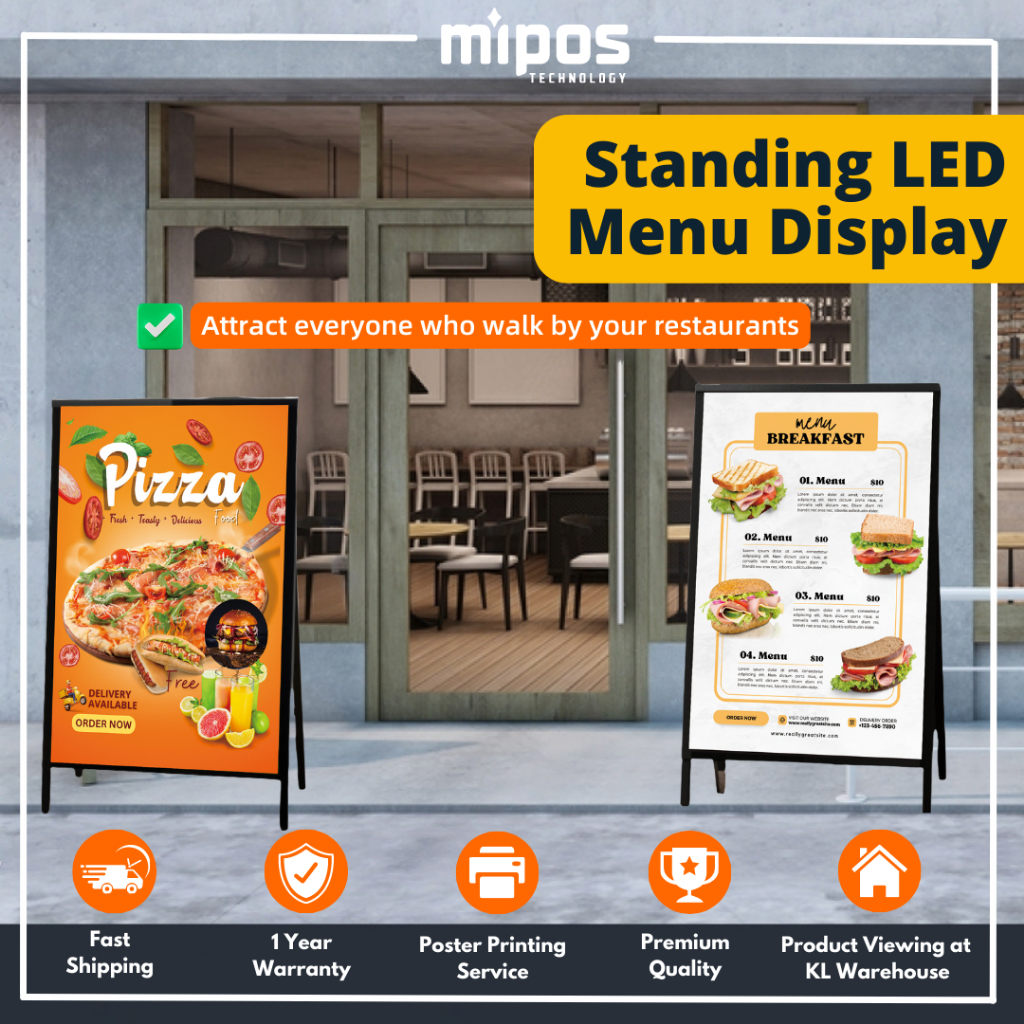 LED Standing Menu Board/ Outdoor Standing LED Menu Board/ Outdoor ...