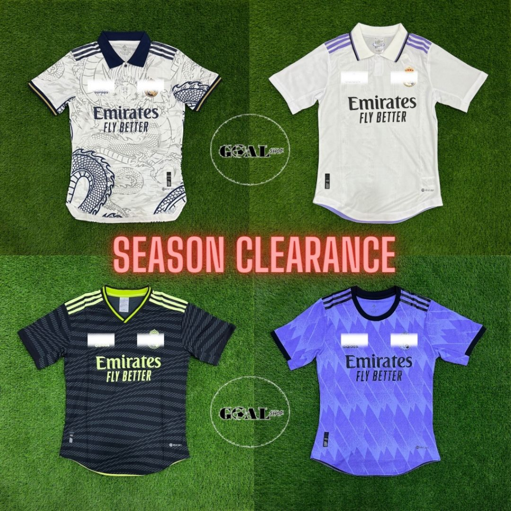 [clearance Sales] Player Issue Madrid Jersey Rm Home Rm Away Rm Third 