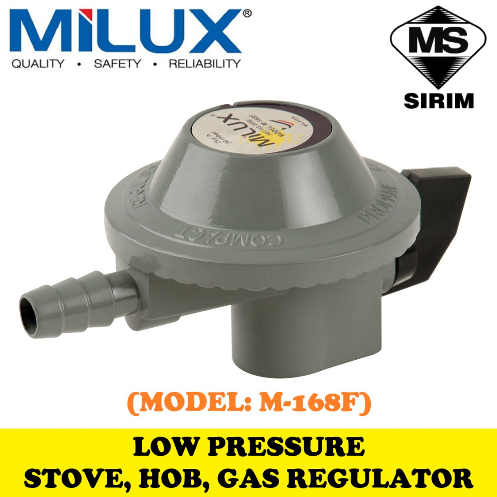 🔥SIRIM🔥 MILUX M-168F L.P.G. Regulator (Low Pressure Gas Regulator ...