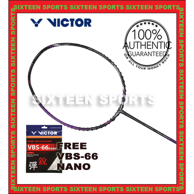 Victor Thruster Ryuga II Badminton Racket TK-RYUGA-II J (C/W VBS66 ...